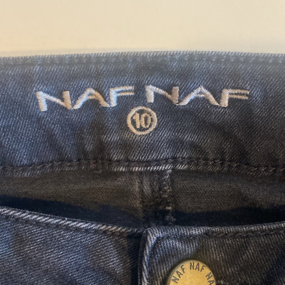 Naf Naf Black Stretch Skinny Jeans Size 10 - Picture 4 of 4